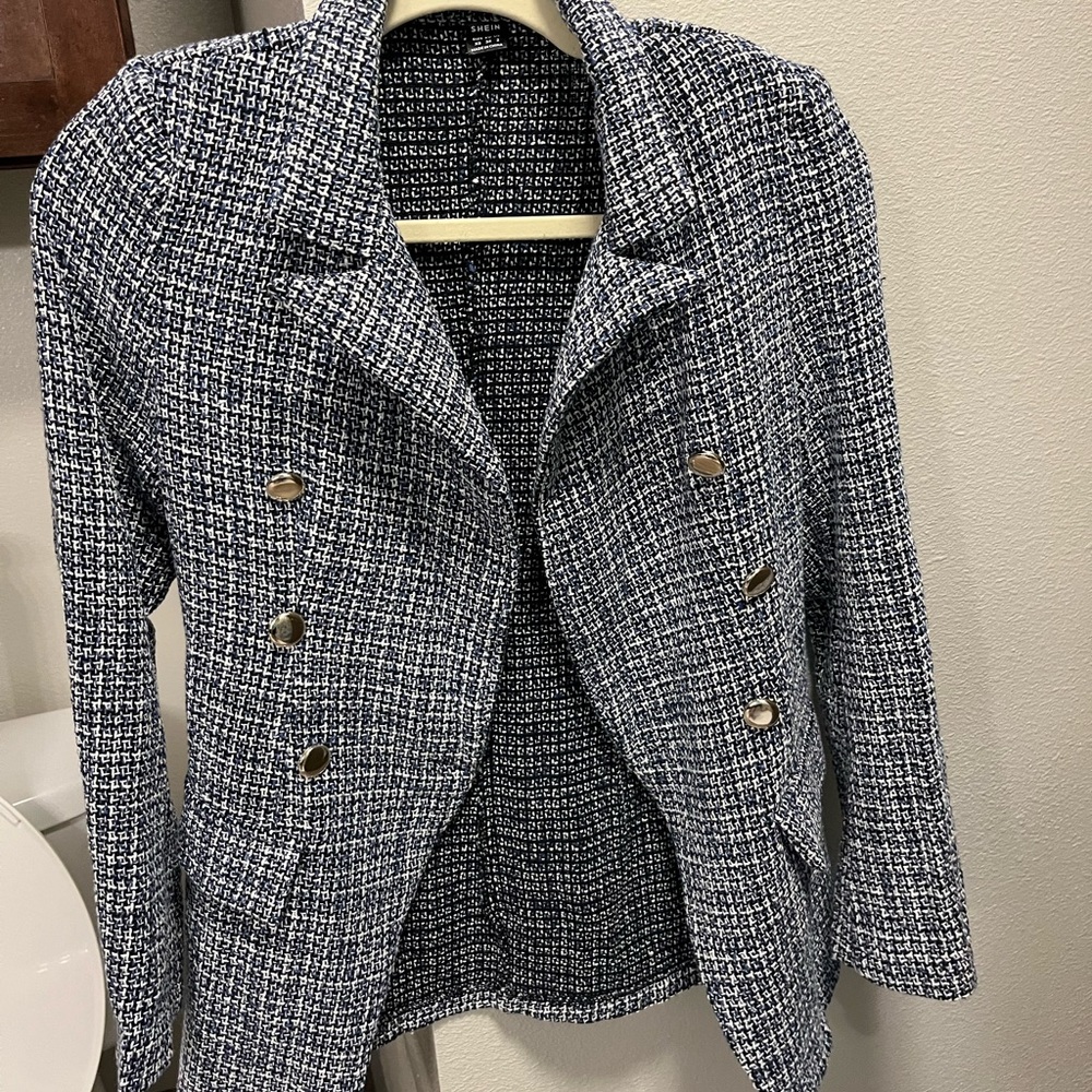Shein blue blazer